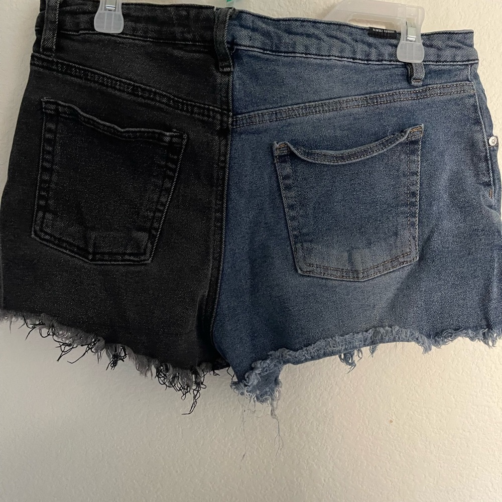 Blue and black shorts - Picture 2 of 2